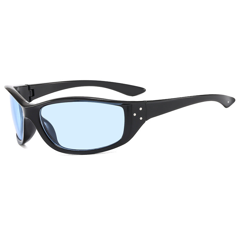 Damen Sportliche Sonnenbrille mit ergonomischem Rahmen und UV-Schutz Karnz
