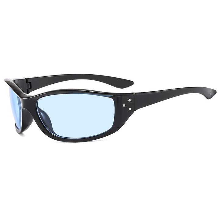 Damen Sportliche Sonnenbrille mit ergonomischem Rahmen und UV-Schutz Karnz