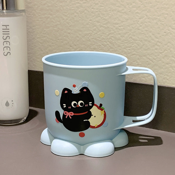 Keramiktasse mit Liebevollem Katzenmotiv Karnz