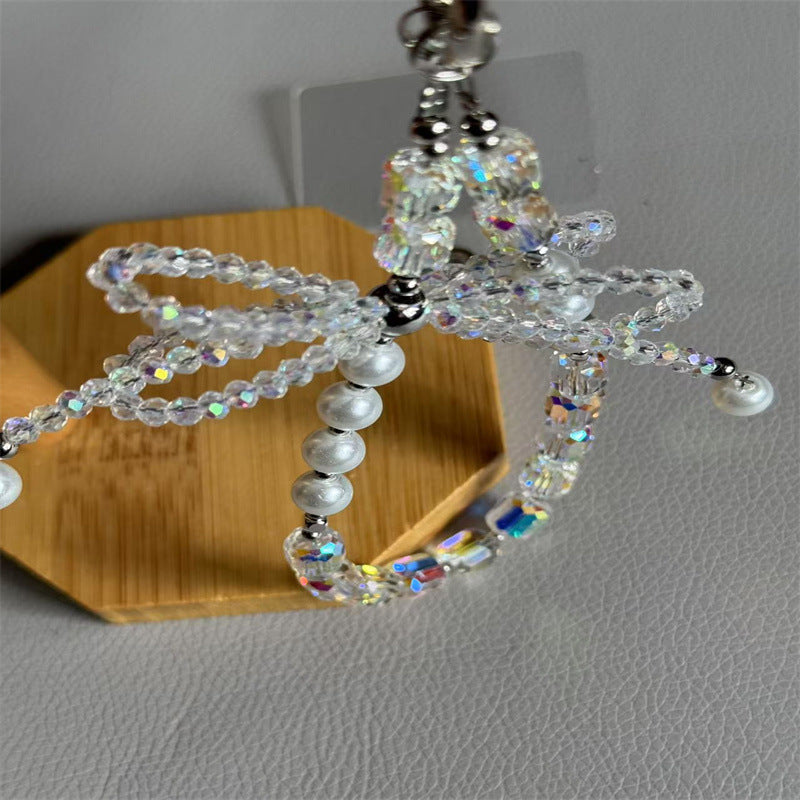 Eleganter Perlen Charm Schlüsselanhänger Karnz 1790135383