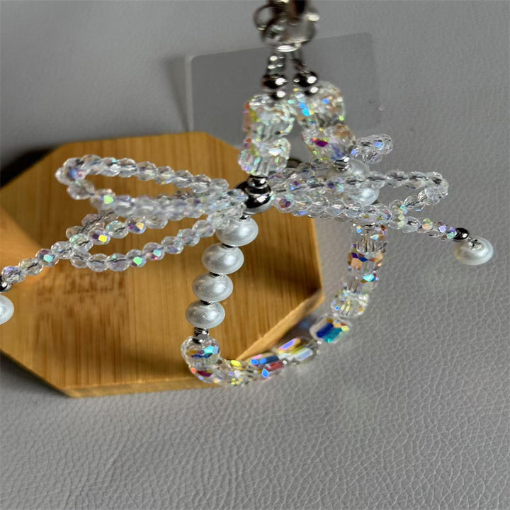 Eleganter Perlen Charm Schlüsselanhänger Karnz 1790135383
