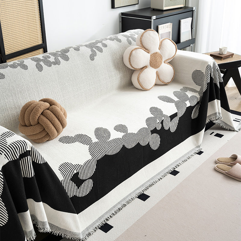 Elegante Texturierte Wurfteppichdecke