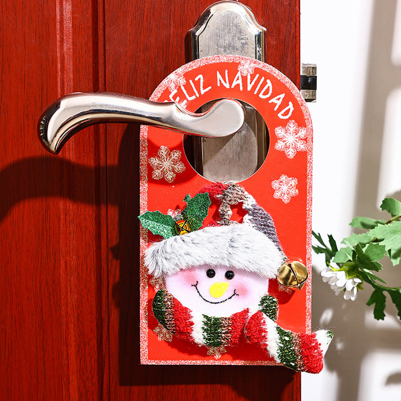 Dekorative Weihnachtsdeko Türschild Karnz