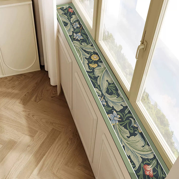 Blumen Dekorativer Fensterbankmatte