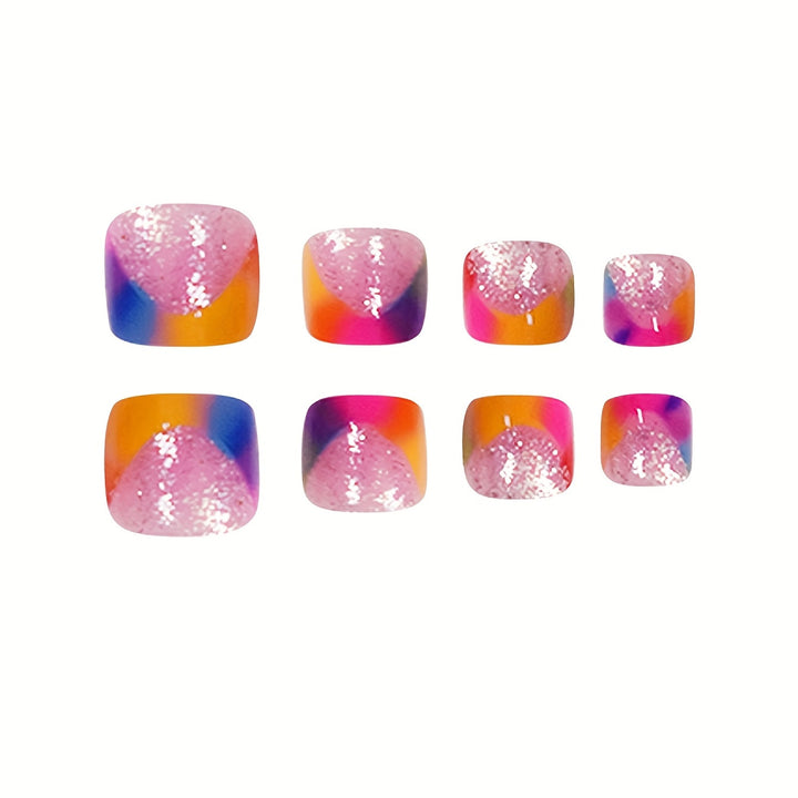 Künstlerisches Regenbogen-Nagelkunst-Set Karnz
