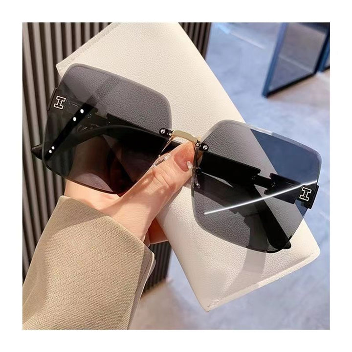 Oversized Quadrat Mode Sonnenbrille Karnz