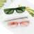Damen modische Sonnenbrille im stylischen Rechteckdesign Karnz