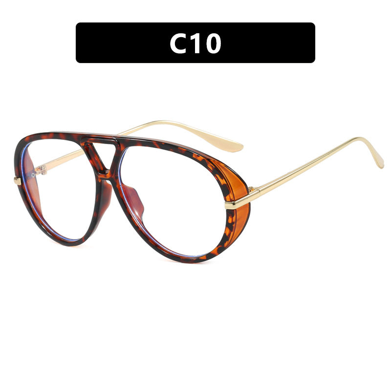 Damen Oversized Sonnenbrille mit elegantem Kunststoffrahmen und verspiegelten Gläsern Karnz