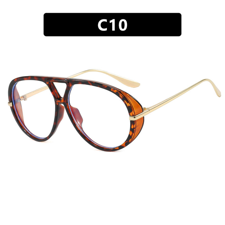 Damen Oversized Sonnenbrille mit elegantem Kunststoffrahmen und verspiegelten Gläsern Karnz