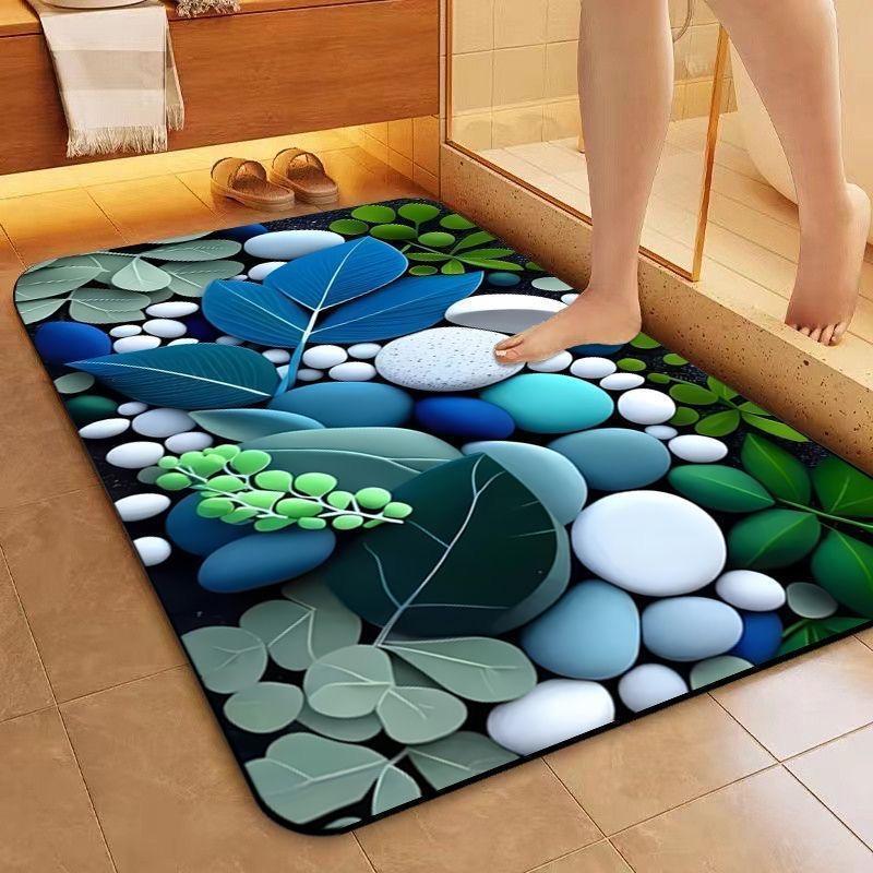Pebble Design Badematte