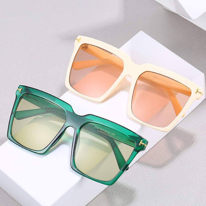Oversized Quadrat Sonnenbrille Karnz