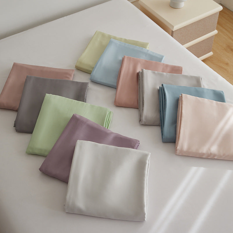 Premium Satin-Bettwäsche-Garnitur aus Mikrofaser mit seidig-glänzender Oberfläche
