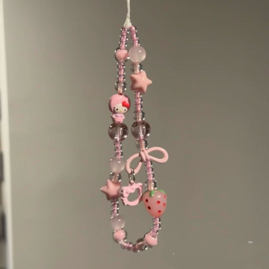 Verspielt Charme Perlen Brillenhalter Karnz
