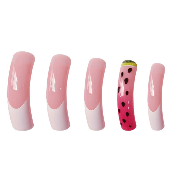 Kreatives Wassermelonen-Themen Nagelkunst Set Karnz