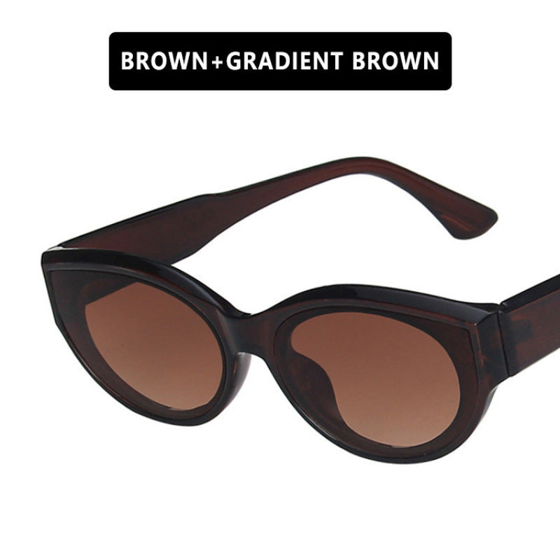 Damen Cat-Eye Sonnenbrille mit auffälligem Muster Karnz