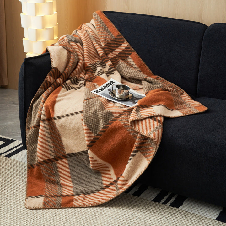 Gemütliche dekorative Fleece-Decke