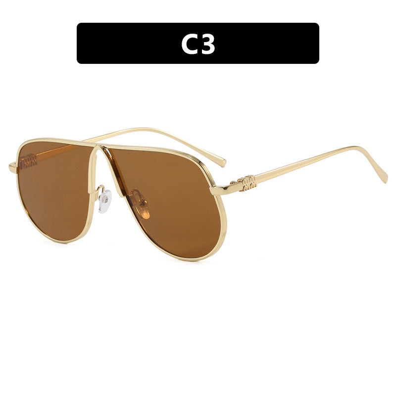 Damen Pilotensonnenbrille mit hochwertigem Metallrahmen und polarisierten Gläsern Karnz