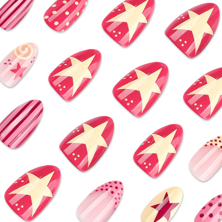 Kreative und bunte Nagelkunst Karnz
