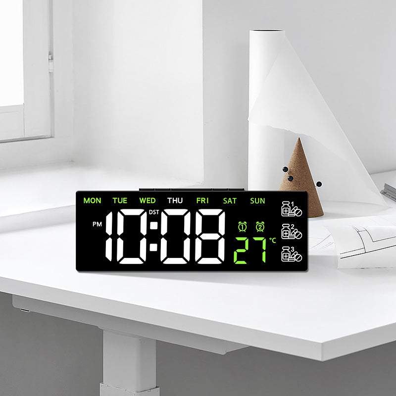 Digitaler Multifunktionswecker mit Wetterstation und Alarmfunktionen Karnz