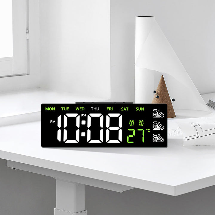 Digitaler Multifunktionswecker mit Wetterstation und Alarmfunktionen Karnz