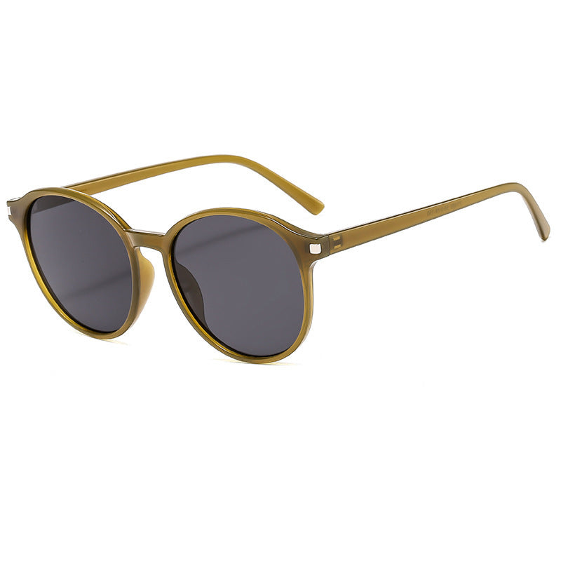 Damen Retro-inspirierte Sonnenbrille mit geschwungenen Rahmen und UV-Schutz Karnz