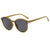 Damen Retro-inspirierte Sonnenbrille mit geschwungenen Rahmen und UV-Schutz Karnz