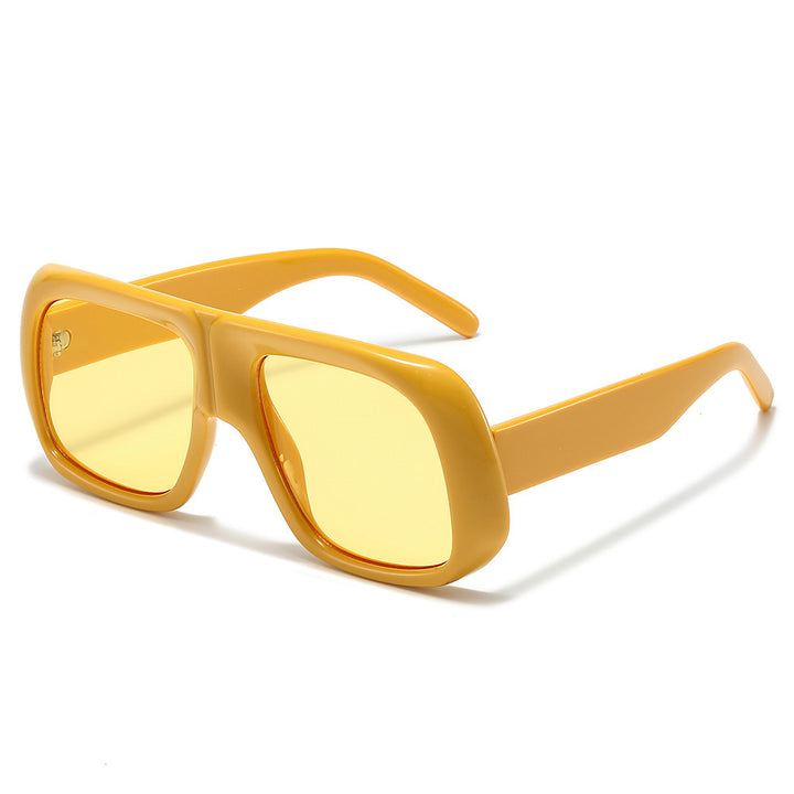 Luxuriöse Übergroße Quadratische Sonnenbrille Karnz