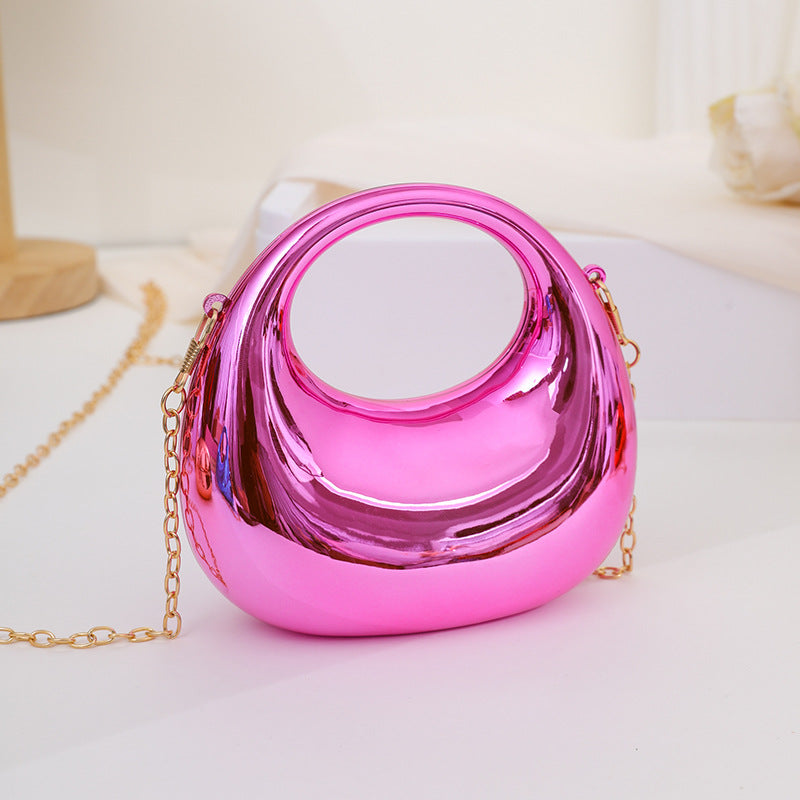 Damen Stilvolle Handtasche mit elegantem geschwungenen Design Karnz