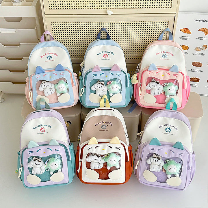 Süßer Katzen-Themen Rucksack Karnz