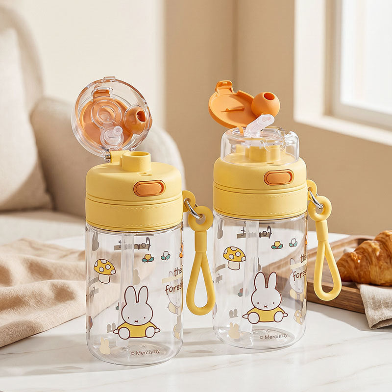 Damen Trinkflasche mit interaktivem Deckel und niedlichem Tierdesign Karnz