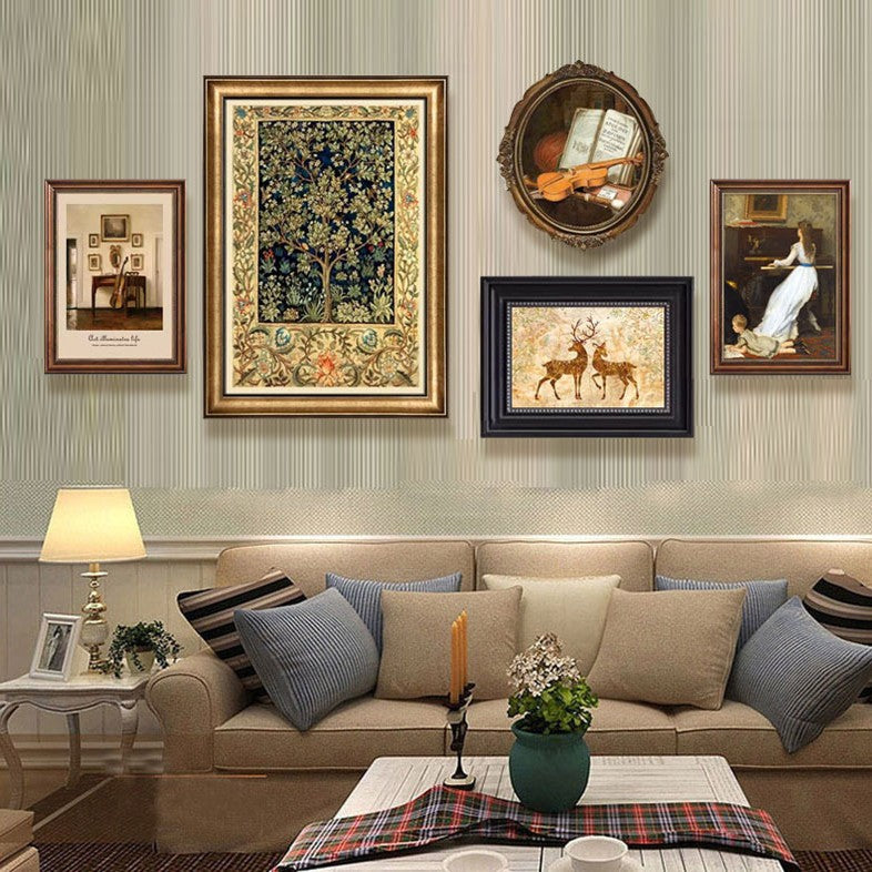 Dekorative Vintage Wandkunst Kollektion