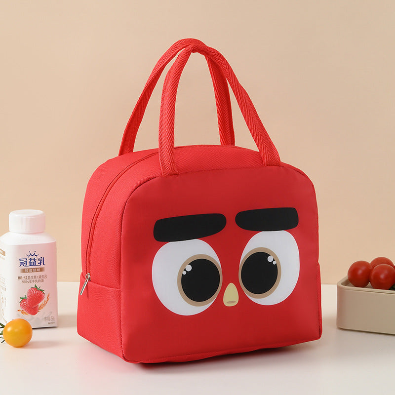 Süße tierische isolierte Lunch-Tasche Karnz