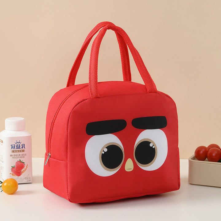 Süße tierische isolierte Lunch-Tasche Karnz