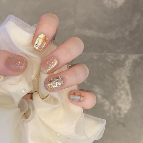Kreative Glitzer Nagelspitzen Karnz