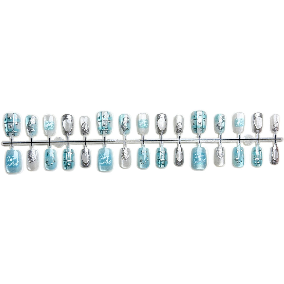 Künstlerische Nail Art Press-On Kollektion