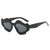 Damen kreative Oversized-Sonnenbrille im zeitgenössischen Design Karnz