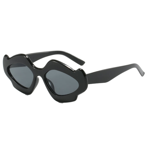 Damen kreative Oversized-Sonnenbrille im zeitgenössischen Design Karnz