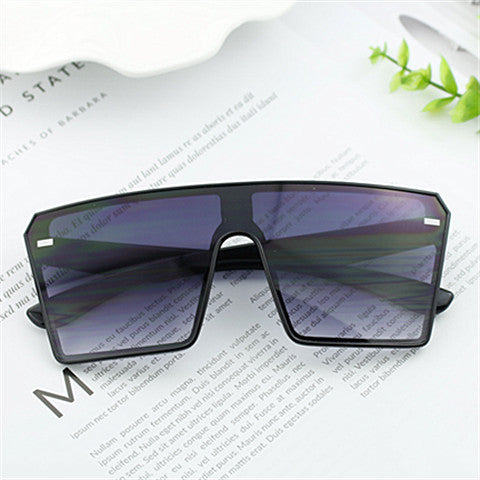 Damen Oversized Shield-Sonnenbrille Karnz