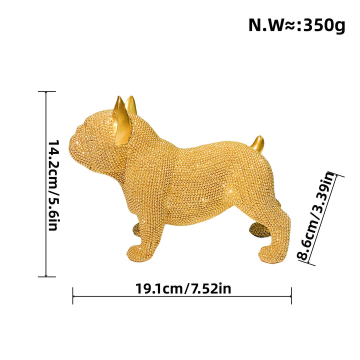 Dekorative Hundefigur im modernen Design Karnz
