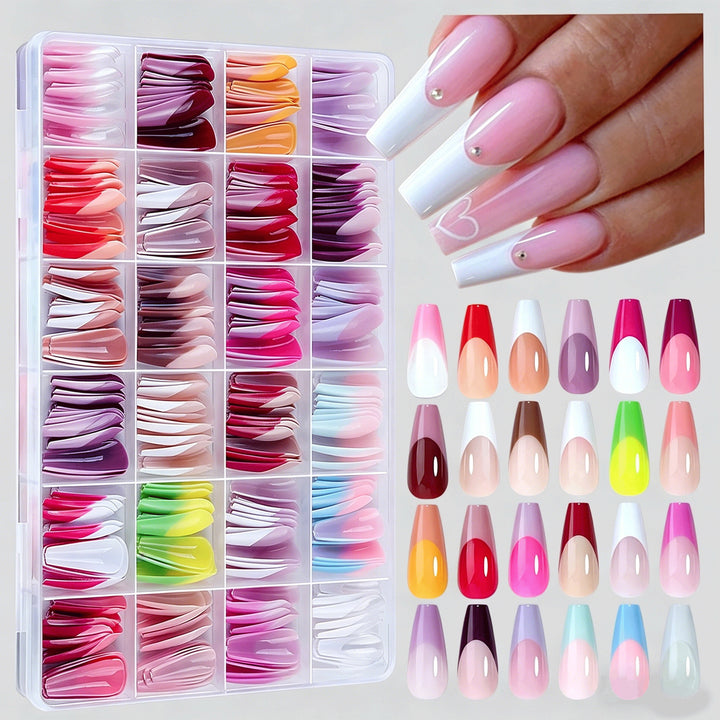 Multi-Design Press-On Nail Tips Kollektion Karnz