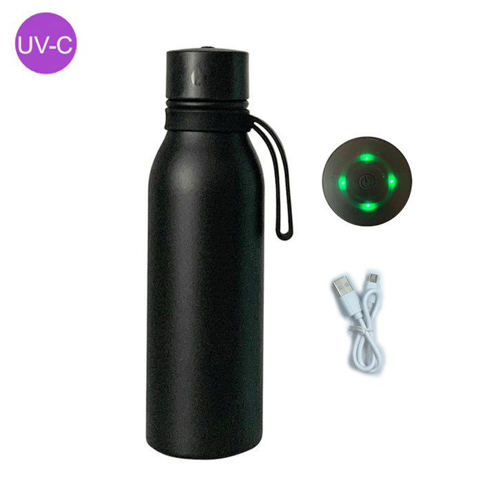 Damen UV-Desinfektions Wasserflasche mit LED-Anzeige und USB-Anschluss Karnz