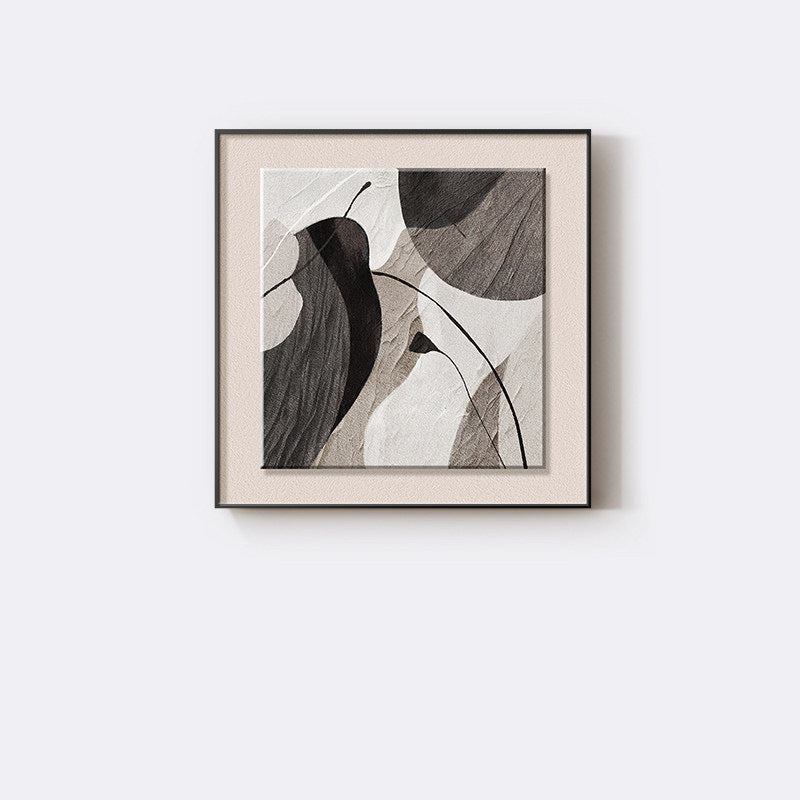Abstrakte textile Wandkunst
