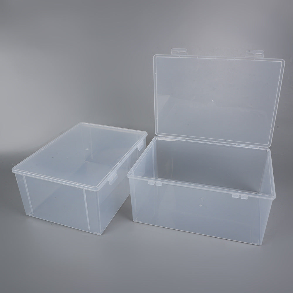 Klare Kunststoffspeicherbox Karnz