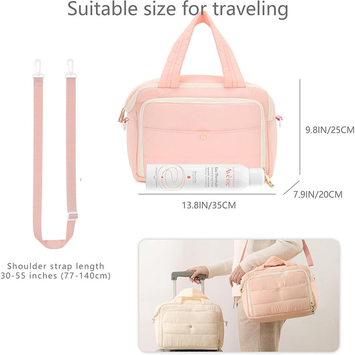 Multifunktionale Reisekosmetiktasche mit Zusätzlichen Fächern Karnz