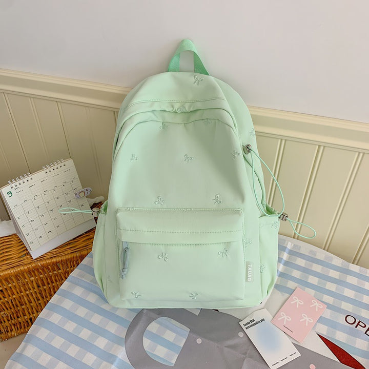 Floral Bestickter Alltagsrucksack Karnz