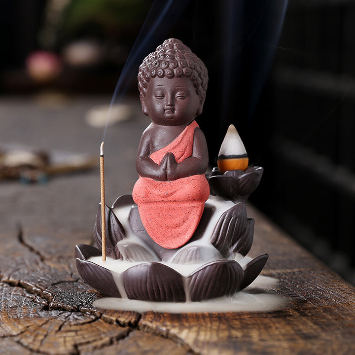 Buddhist-Themed Wasserfall Räuchergefäß
