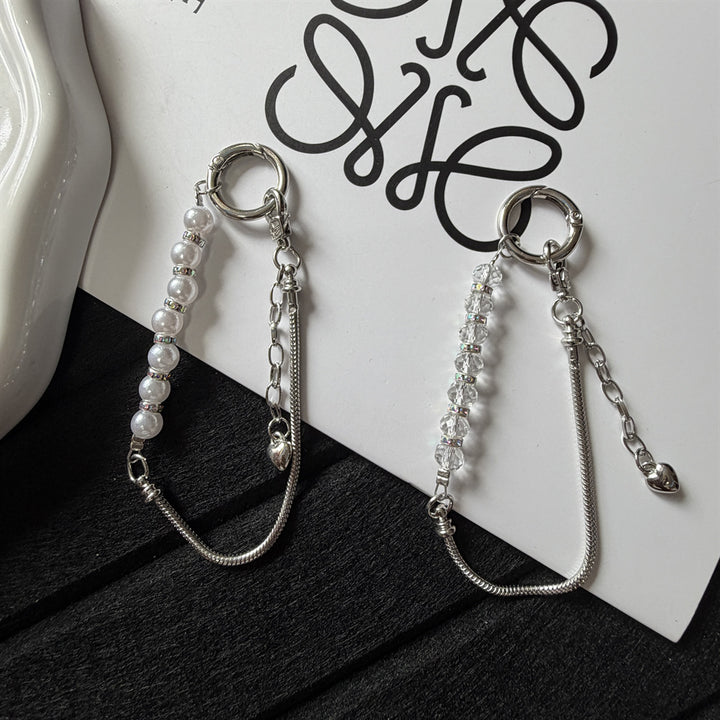 Eleganter Perlen Charm Schlüsselanhänger Karnz 1790134943