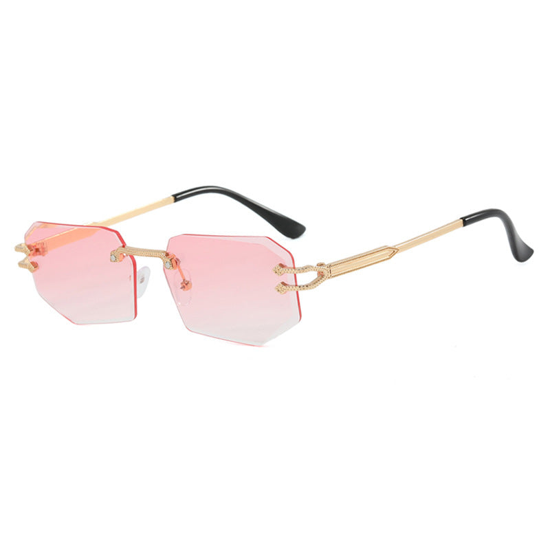 Damen geometrische Fashion-Sonnenbrille Karnz