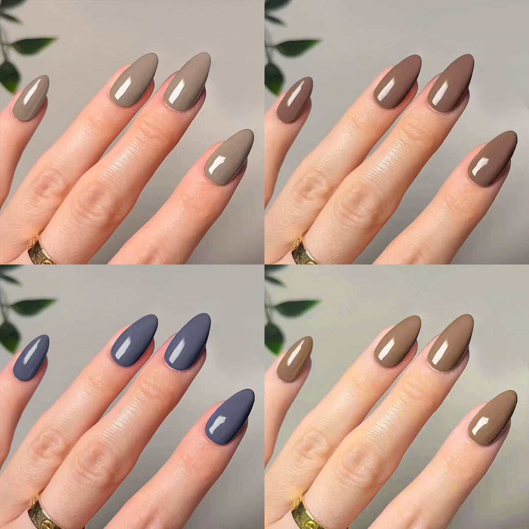 Kunstvolle Stiletto-Nägel mit elegantem Hochglanz-Finish Karnz