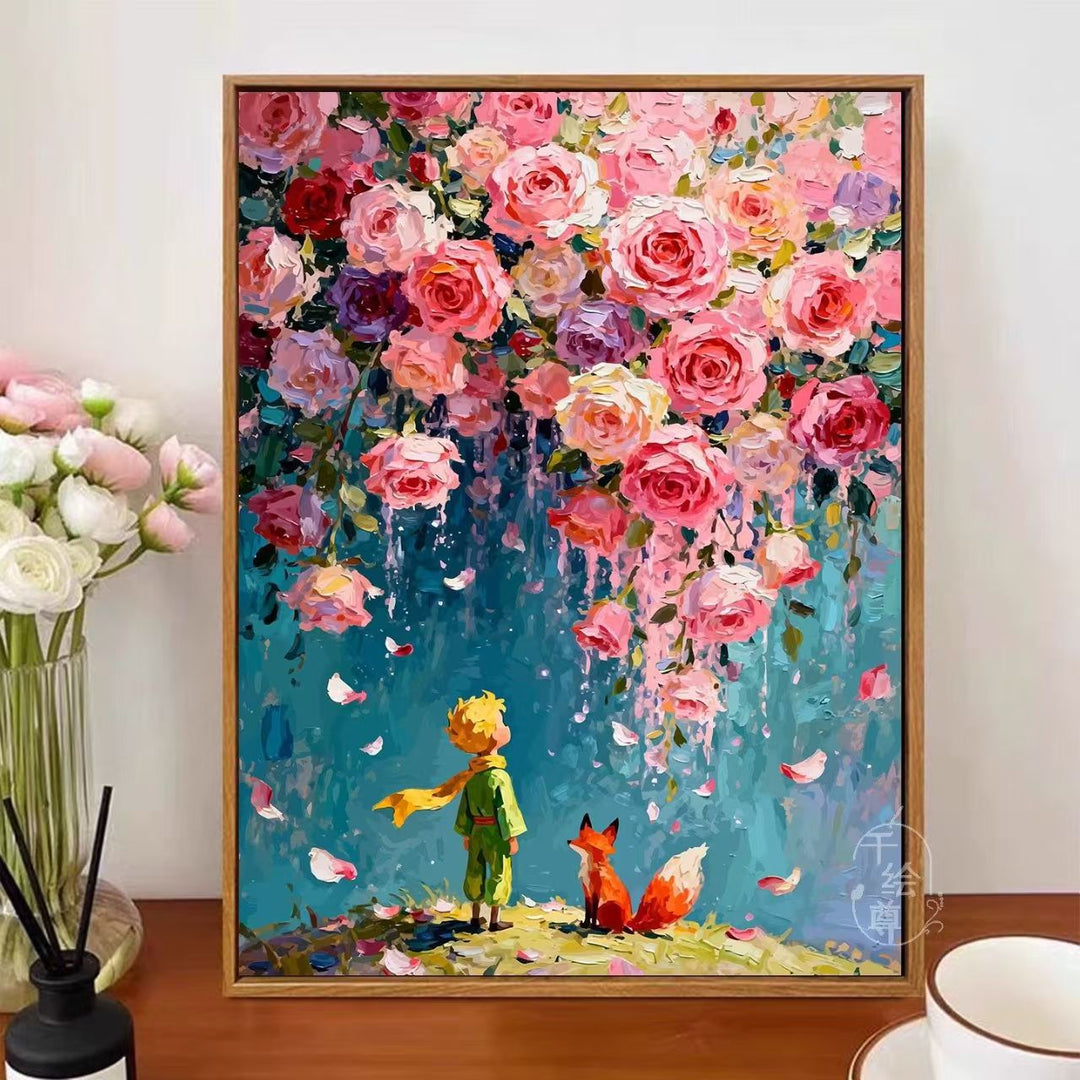 Verspielt Blumen Wandkunst Karnz
